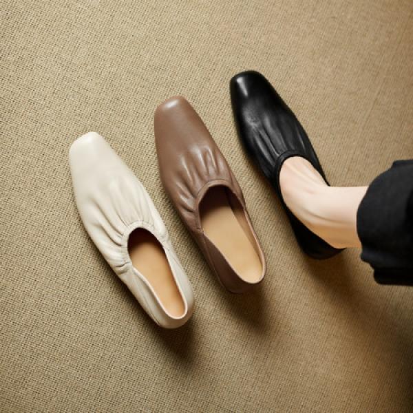 Luxurious Handmade Leather Women's Shoes: Craftsmanship Meets Elegance(E5or76818)