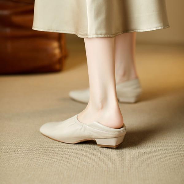 Luxurious Handmade Leather Women's Shoes: Craftsmanship Meets Elegance(E5or76818)