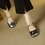 Handcrafted Luxury Leather Women's Shoes - Elegant Craftsmanship(E5or76816)