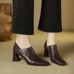 Handcrafted Leather Women's Shoes: Luxurious Elegance(E5or76820)