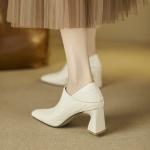 Handcrafted Leather Women's Shoes: Luxurious Elegance(E5or76820)