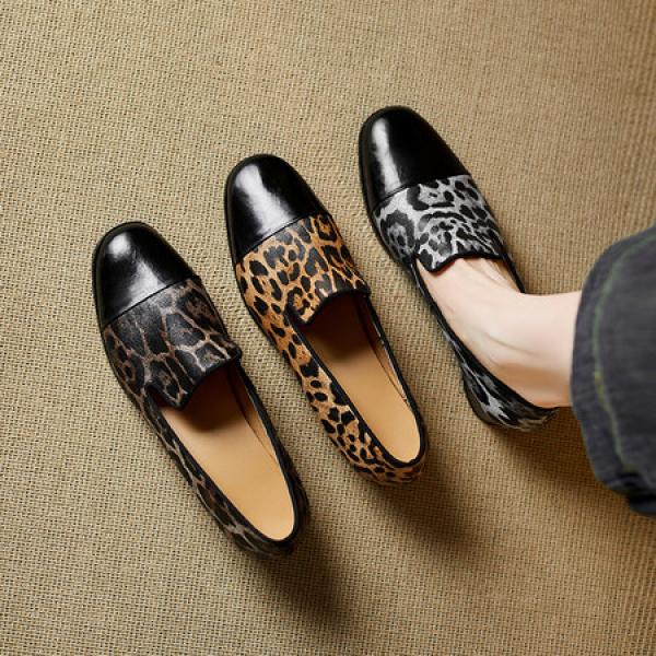 Handcrafted Luxury Leather Women's Footwear Elegance(E5or76827)