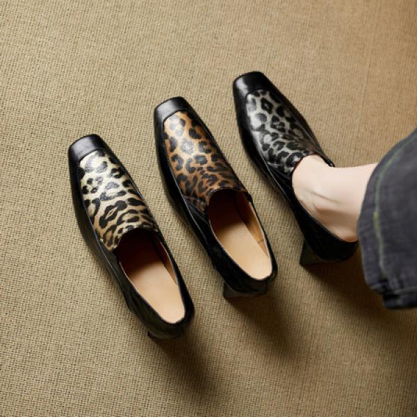 Handcrafted Leather Women’s Shoes, Luxurious Elegance(E5or76831)