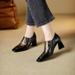 Handcrafted Leather Women’s Shoes, Luxurious Elegance(E5or76831)