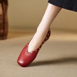 Exquisite Handcrafted Leather Women’s Shoes for Elegance(E5or76839)