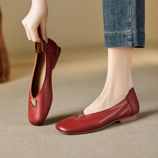 Handcrafted Luxury Leather Women's Shoes: Elegance & Quality(E5or76838)