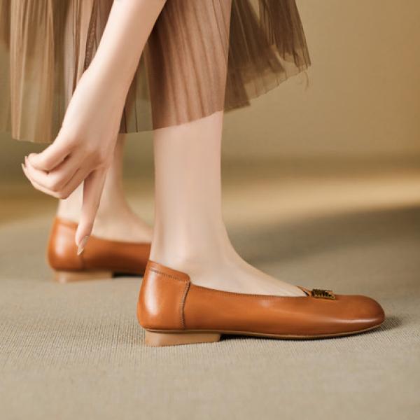 Handcrafted Luxury Leather Women's Shoes: Elegance & Quality(E5or76838)