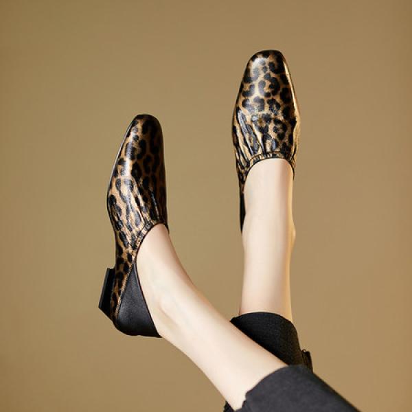 Handcrafted Luxury Leather Women's Shoes: Elegant Craftsmanship(E5or76847)