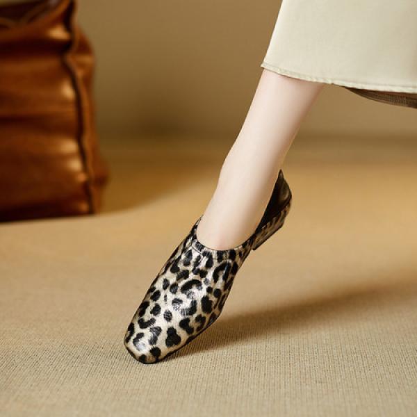 Handcrafted Luxury Leather Women's Shoes: Elegant Craftsmanship(E5or76847)