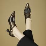 Luxury Handmade Genuine Leather Women's Shoes(E5or76849)