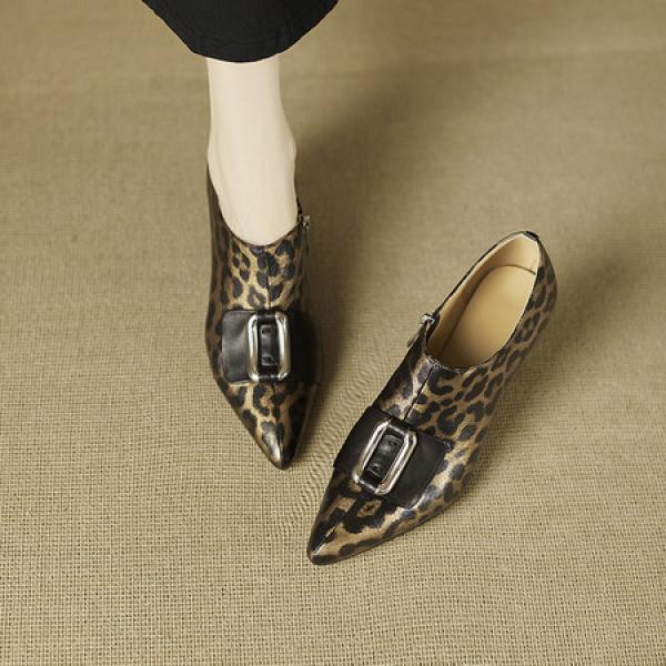 Luxury Handmade Genuine Leather Women's Shoes(E5or76849)