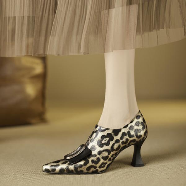 Luxury Handmade Genuine Leather Women's Shoes(E5or76849)