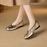 Handcrafted Luxury Leather Women's Shoes: Elegant Craftsmanship(E5or76851)