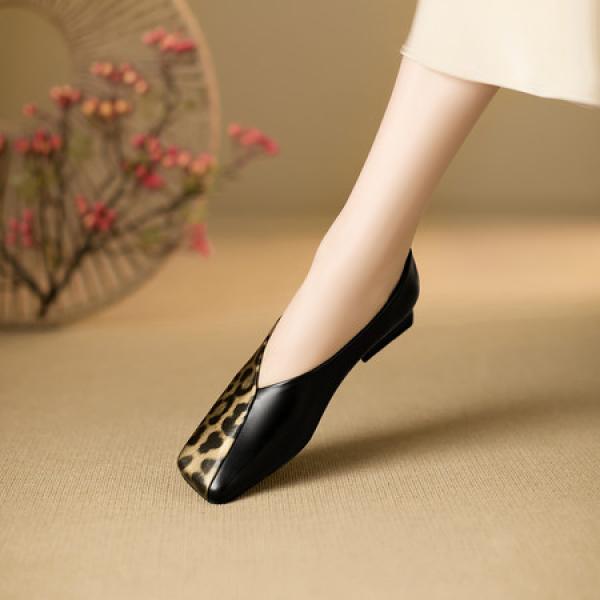 Elegant Handcrafted Leather Women's Shoes - Luxury Craftsmanship(E5or76855)