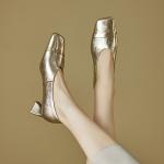 Handcrafted Luxury Leather Womens Shoes - Elegant Craftsmanship(E5or76857)