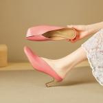 Exquisite Handmade Leather Footwear for Elegant Women(E5or76865)