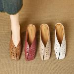 Elegant Handcrafted Leather Women's Shoes of Luxury(E5or76870)