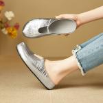 Elegant Handcrafted Real Leather Women's Shoes(E5or7366)