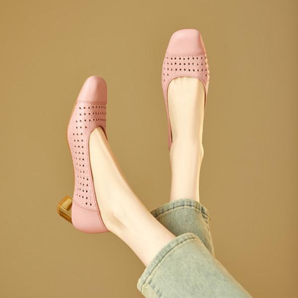 Handcrafted Leather Elegance: Luxurious Women’s Shoes(E5or76875)