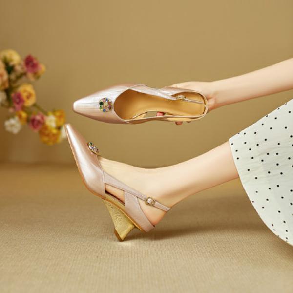 Handcrafted Luxury Leather Women's Shoes – Elegance Redefined(E5or76877)