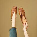 Elegant Handcrafted Real Leather Women's Shoes(E5or71815623)