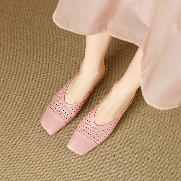 Luxury Handmade Leather Women’s Shoes for Elegant Style(E5or76881)