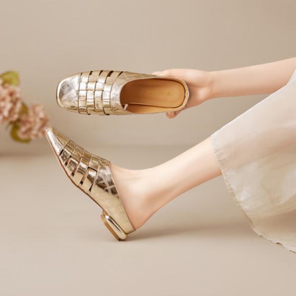 Elegant Handcrafted Real Leather Women's Shoes(E5or76890)