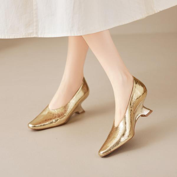 Handcrafted Leather Women's Shoes: Luxury & Elegance(E5or76889)