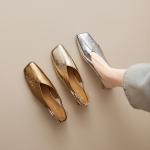 Exquisite Handcrafted Leather Heels for Elegant Women(E5or76887)