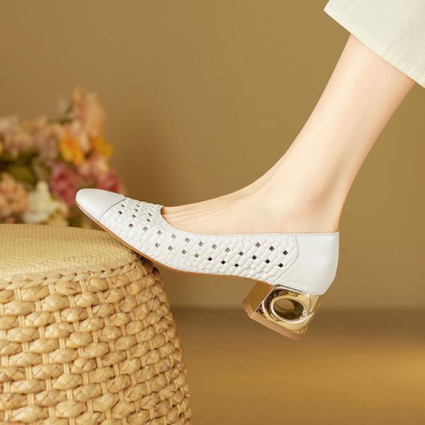 Handcrafted Luxury Leather Women's Shoes: Elegance Redefined(E5or76892)