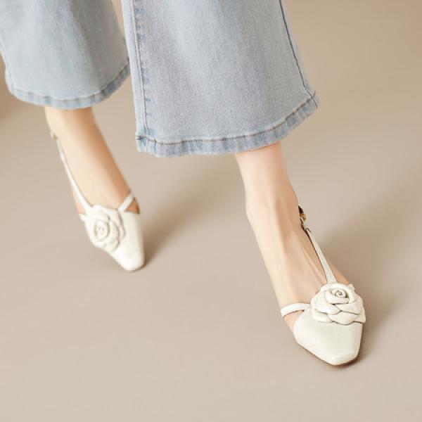 Handcrafted Luxe Leather Women's Shoes: Elegance in Every Stitch(E5or71813828)