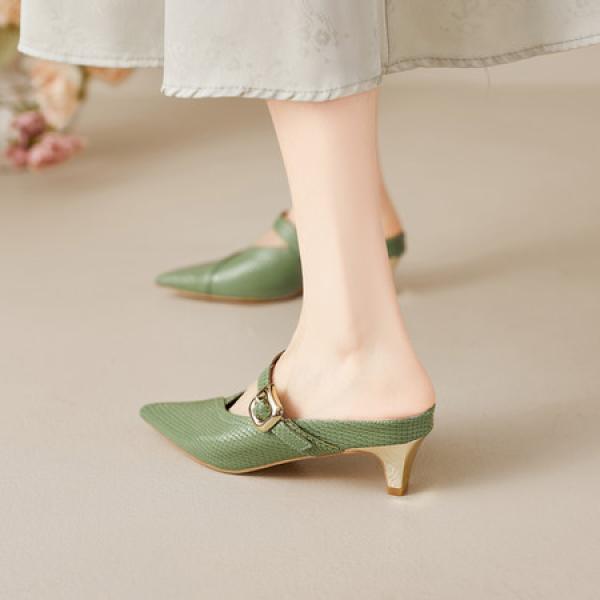 Elegant High-End Handcrafted Leather Women’s Shoes(E5or76906)