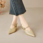 Elegant High-End Handcrafted Leather Women’s Shoes(E5or76906)