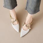 Handcrafted Luxury Leather Women's Shoes, Exquisite Quality(E5or76907)