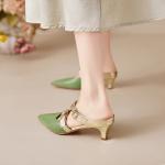 Handcrafted Luxury Leather Women's Shoes, Exquisite Quality(E5or76907)