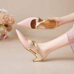 Handcrafted Luxury Leather Women's Shoes, Exquisite Quality(E5or76907)