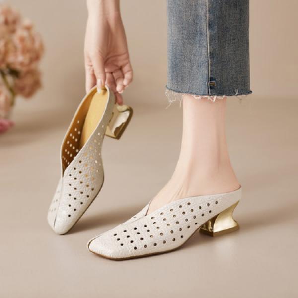 Handcrafted Genuine Leather Women's Shoes: Elegance Redefined(E5or76909)