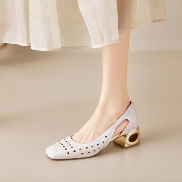 Handcrafted Luxe Leather Shoes for Elegant Women(E5or76912)