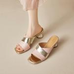 Luxurious Handcrafted Leather Women's Shoes with Elegant Craftsmanship(E5or76913)