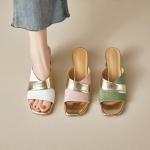 Luxurious Handcrafted Leather Women's Shoes with Elegant Craftsmanship(E5or76913)