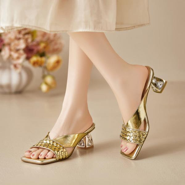 Handcrafted Luxurious Leather Women's Shoes, Exquisite Quality(E5or76933)