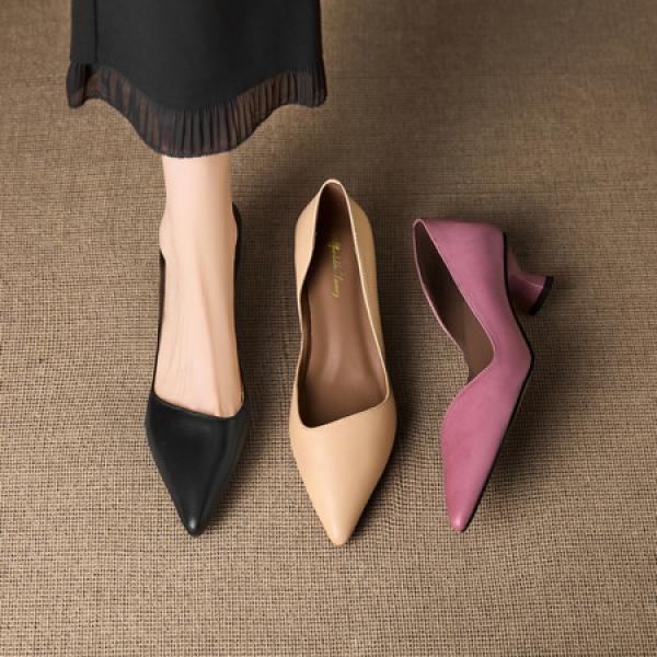 Luxurious Handmade Genuine Leather Women’s Shoes(E5or76936)