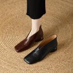 Luxurious Handmade Genuine Leather Women’s Shoes(E5or7A5870)