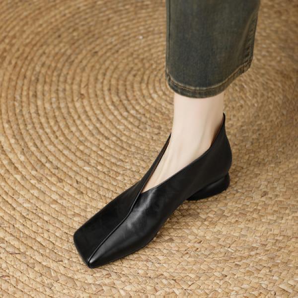 Luxurious Handmade Genuine Leather Women’s Shoes(E5or7A5870)