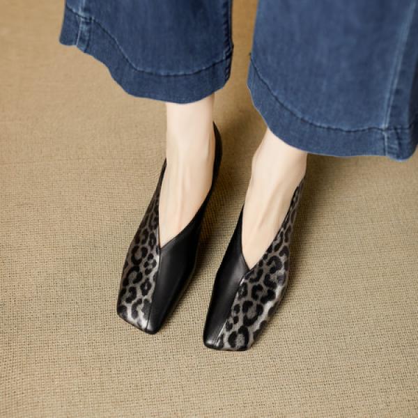 Luxury Handcrafted Genuine Leather Women's Shoes(E5or7A6819)