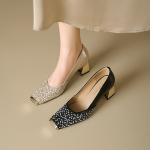 Luxurious Handmade Genuine Leather Women’s Shoes(E5or7758-1)