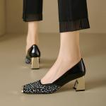 Luxurious Handmade Genuine Leather Women’s Shoes(E5or7758-1)