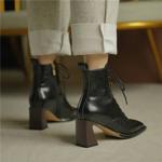 Handcrafted Genuine Leather Women's Shoes: Elevate Your Elegance with Luxurious Quality(E6haodian330-1)