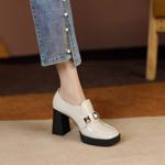 Exquisite Handmade Leather Women's Shoes: Craftsmanship & Elegance(E6haodianD801)