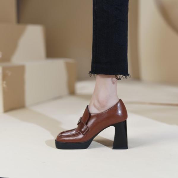 Elegant Handcrafted Leather Women's Shoes of Luxury(E6haodianA802)